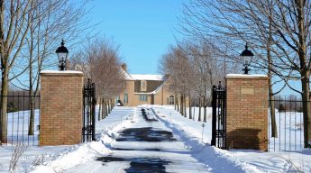 Landscape Driveway Design for Winter